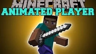 Minecraft: ANIMATED PLAYER (EPIC ANIMATIONS FOR EVERYTHING!) Mod Showcase