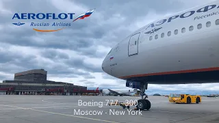 🇷🇺 AEROFLOT Airlines Boeing 777-300 MOSCOW to NEW YORK