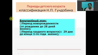 История развития педиатрии  Периоды детского возраста  Основы формирования здоровья детей разного во