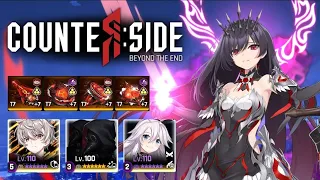 Using Awakened Rosaria in Challenger 1 - Demon Lord Descends to Battle!「Counter:Side Global PvP」