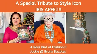 In Loving Memory of Iris Apfel. The Quintessential Style Icon of the Century!!! IMHO!!!