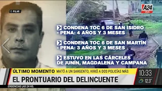 🚨 Quien era el delincuente que m ató a un policía de la Bonaerense durante un allanamiento en Pilar