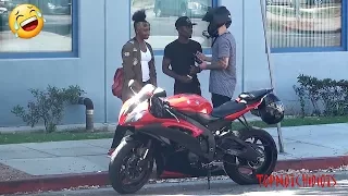 MOTORCYCLE UBER PRANK! Part 2