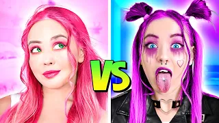 Firm vs Soft! Good Girl vs Bad Girl! || Funny Situations! Types Of Students by Challenge Accepted