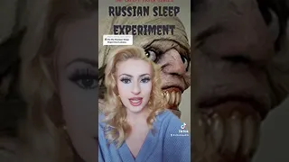 The Russian sleep experiment 😱 #shorts #youtubeshorts #scary #fyp