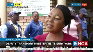 Deputy transport minister visits Limpopo bus crash survivors