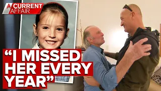 Grieving father's emotional reunion with constable after daughter was murdered | A Current Affair