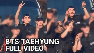BTS Taehyung Spotted on duty with his SDT Military Friends Full Video 2024