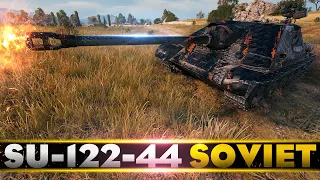 SU-122-44 • NEVER GIVE UP • WoT Gameplay