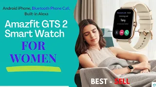 GTS 2 Smart Watch for Women Android iPhone, Bluetooth Phone Call (REVIEW VIDEO)