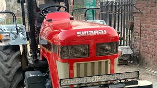 Swaraj 969 with full loaded tralli