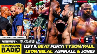REACTION: Usyk BEAT Fury! GOAT Heavyweight? Tyson/Paul, Leon vs. Belal, Aspinall/Blaydes, Jon Jones!