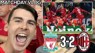 HENDERSON SCREAMER TO WIN IT!!! | LIVERPOOL 3-2 AC MILAN UCL MATCHDAY VLOG