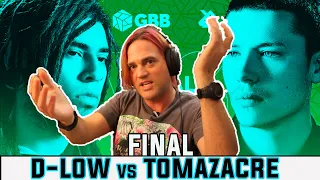 Best Beatbox Reaction - TOMAZACRE vs D-LOW | Grand Beatbox Battle 2019  FINAL / Beatboxing Challenge