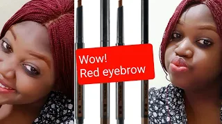 RED EYEBROW  TUTORIAL/RED BROW NATURAL  DUO!