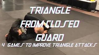 Triangle | 4 Task Based Games to Develop Triangle from Closed Guard | Pearson Brazilian Jiu-Jitsu