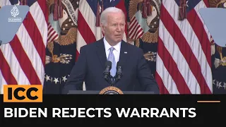 ‘What’s happening is not genocide’ says Biden after ICC seeks warrants