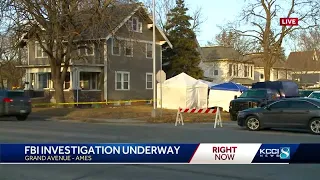 FBI agents conduct hourslong investigation at Ames home