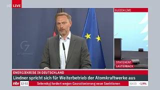 LIVE: Gesundheitsminister Lauterbach äußert sich zur Lage der Krankenkassen