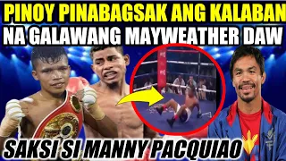 PINOY PINABAGSAK ang KALABAN na GALAWANG MAYWEATHER sa HARAP ni PACQUIAO | BAKBAKAN TALAGA