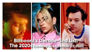 Billboard's 2020s Decade-End List (Updated to: 09/23/2023)