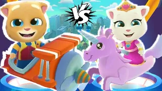 Talking Tom Jetski 2 Angela vs Ginger ALL Racing Jetski all Chest all worlds Gameplay