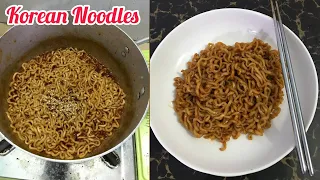 Easy Cooking Korean Spicy Hot Noodle Recipe - My Lunch Food | Cooking Recipe |