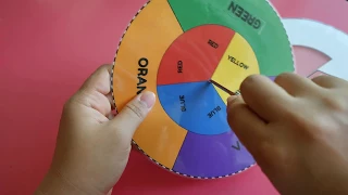 PRIMARY AND SECONDARY COLOR WHEEL