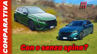 NEW PEUGEOT 308 PLUG-IN VS 308 SW PURETECH 130 2023 - SFIDA COMPARATIVA