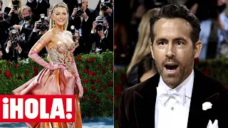 Blake Lively deja boquiabierto a Ryan Reynolds con la transformación de su vestido en la Gala MET