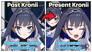 The duality of past and present Kronii