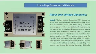 Low Voltage Disconnect LVD Module 24V 12V 30A 20A Battery Protection - Review