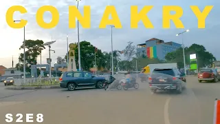 Entering Guinea's 🇬🇳 Capital, Conakry, and Enjoying the Beauty of the City | S2 E8 | Honda Transalp