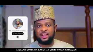 Muhimmancin Goman karshe na Watan Ramadan: tare da Sheikh Dr. Jabir Sani Mai Hulla