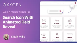 How To Make A Search Icon With Animated Field Reveal In Oxygen