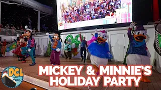 Mickey & Minnie's Holiday Party on the Disney Dream Very Merrytime Cruise