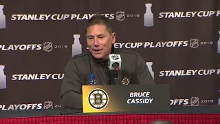 Bruce Cassidy ahead of Bruins-Hurricanes Game 4