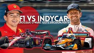 F1 vs Indycar: Grosjean, O'Ward, Ilott, Ericsson, Herta!