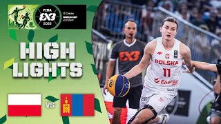 Poland v Mongolia | Women | Highlights | Crelan FIBA 3x3 World Cup 2022