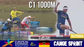 C1 Men 1000m Final A | CATALIN CHIRILA CHAMPION | European Championships Munich 2022