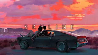 Synthwave / Chill Synth / Retrowave Mix - Skykline // Royalty Free No Copyright Background Music