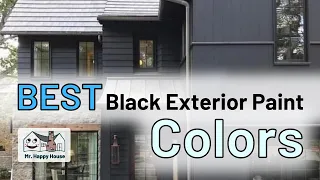 Best Black Exterior Paint Colors for Your Home - Mr  Happy House