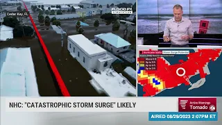 What 9 Feet of Storm Surge Looks Like in Cedar Key, Florida | FloodFX