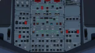 УТЦ ВА "Уральские Авиалинии". Overhead Panel.