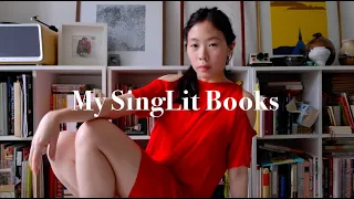 my singlit books / bookshelf vlog / happy national day singapore!