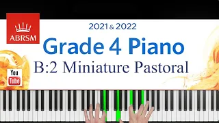 ABRSM 2021-2022 Grade 4, B:2. Miniature Pastoral ~ Frank Bridge. Piano exam piece