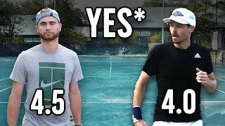 Can a 4.0 beat a 4.5? | Singles Tennis Match | Richmond, Va