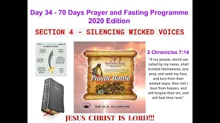 Day 34 Prayers   MFM 70 Days Prayer and Fasting Programme 2020 Edition