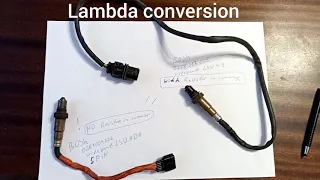 wideband lambda conversion 5 to 6 pin not tested