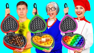 Ja vs Babcia — Kulinarne Wyzwanie | Śmieszne Hacki Na Jedzenie od Fun Teen